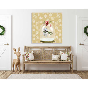 Holiday - Snow Globe - Labradoodle Canvas Wall Art-Canvas Wall Art-14x14-Jack and Jill Boutique