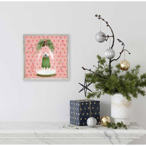 Holiday - Snow Globe - Retriever Mini Framed Canvas-Mini Framed Canvas-Jack and Jill Boutique