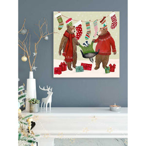 Holiday - Festive Knits Family Canvas Wall Art-Canvas Wall Art-14x14-Jack and Jill Boutique