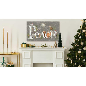 Holiday - Winter Woodland Peace Canvas Wall Art-Canvas Wall Art-30x18-Jack and Jill Boutique