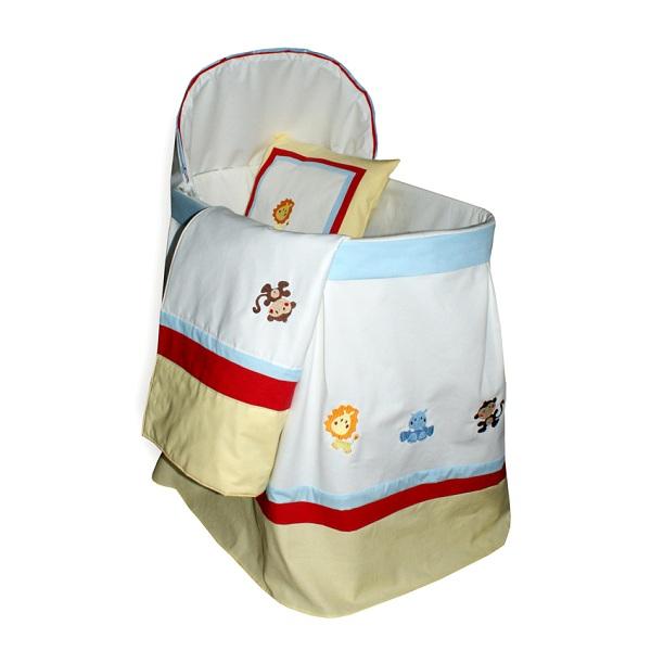 Jungle Friends Bassinet Ensemble-Bassinet-Jack and Jill Boutique