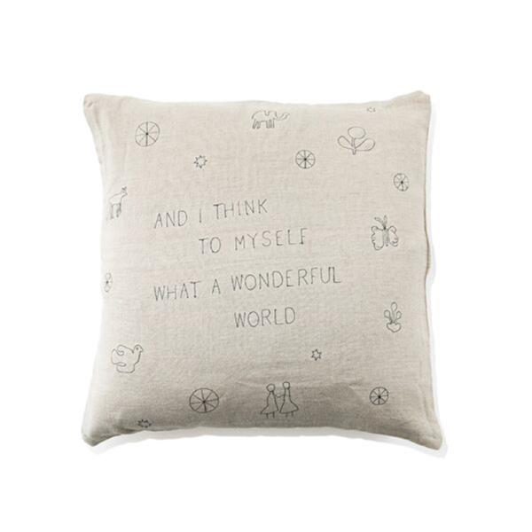 What A Wonderful World Pillow-Pillow-Jack and Jill Boutique