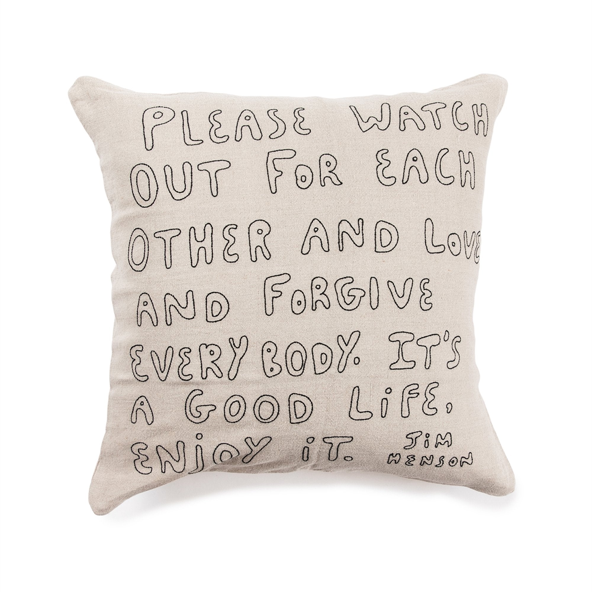 JIM HENSON EMBROIDERY PILLOW-Pillow-Jack and Jill Boutique