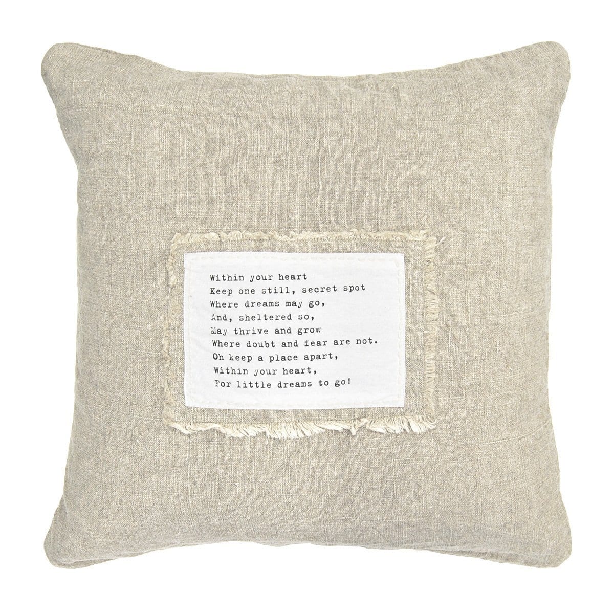 Within Your Heart - Patch Pillow-Pillow-Jack and Jill Boutique