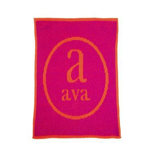 Regent Name & Initial Stroller Blanket or Baby Blanket-Blankets-Jack and Jill Boutique