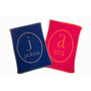 Regent Name & Initial Stroller Blanket or Baby Blanket-Blankets-Jack and Jill Boutique