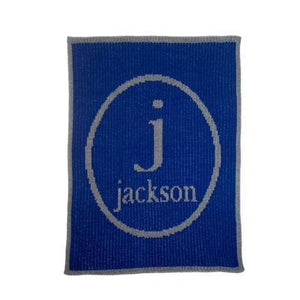 Regent Name & Initial Stroller Blanket or Baby Blanket-Blankets-Jack and Jill Boutique