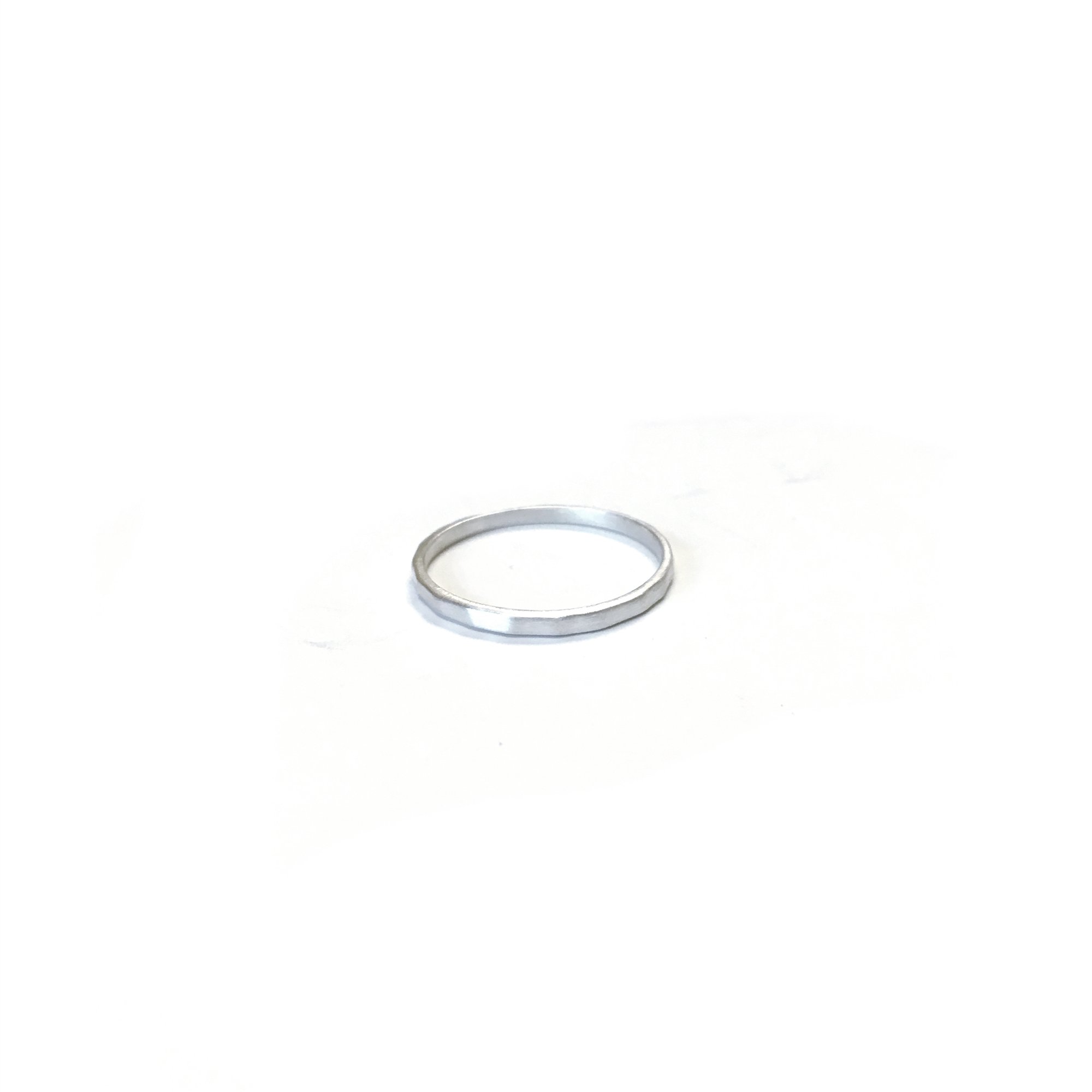 HAMMERED STERLING SILVER STACKABLE RINGS - SIZE 7-Jewelry-Jack and Jill Boutique