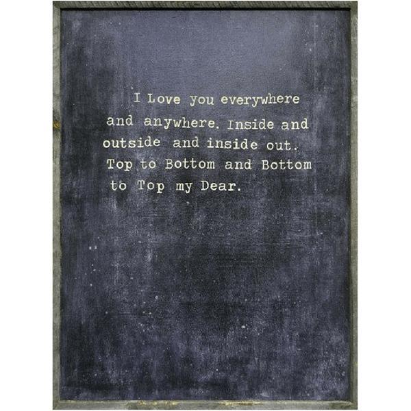 ART PRINT - I LOVE YOU EVERYWHERE-Art Print-Jack and Jill Boutique