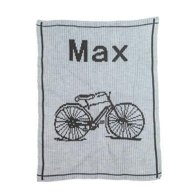 Vintage Bike Stroller Blanket or Baby Blanket-Baby Blanket-Jack and Jill Boutique