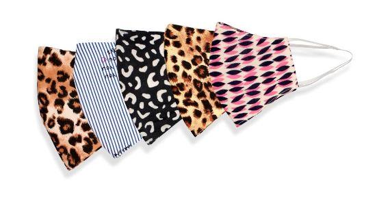 Wild Print Reusable Washable Face Mask, 100% Cotton snug fit design with filter-Face Mask-All Prints (5-pack)-Jack and Jill Boutique