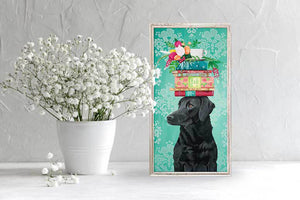 A Woman's Best Friend - Mini Framed Canvas-Mini Framed Canvas-Jack and Jill Boutique