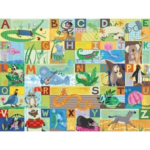 ABC Animal Action | Canvas Wall Art-Canvas Wall Art-Jack and Jill Boutique
