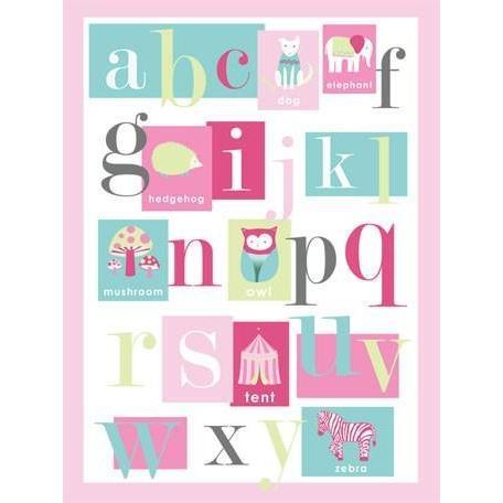 ABC Girl | Canvas Wall Art-Canvas Wall Art-Jack and Jill Boutique