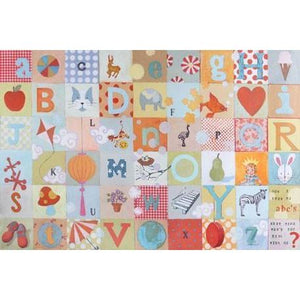 ABC Patchwork | Canvas Wall Art-Canvas Wall Art-Jack and Jill Boutique