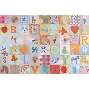ABC Patchwork | Canvas Wall Art-Canvas Wall Art-Jack and Jill Boutique