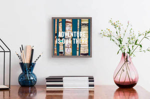 Adventure Is Out There - Mini Framed Canvas-Mini Framed Canvas-Jack and Jill Boutique