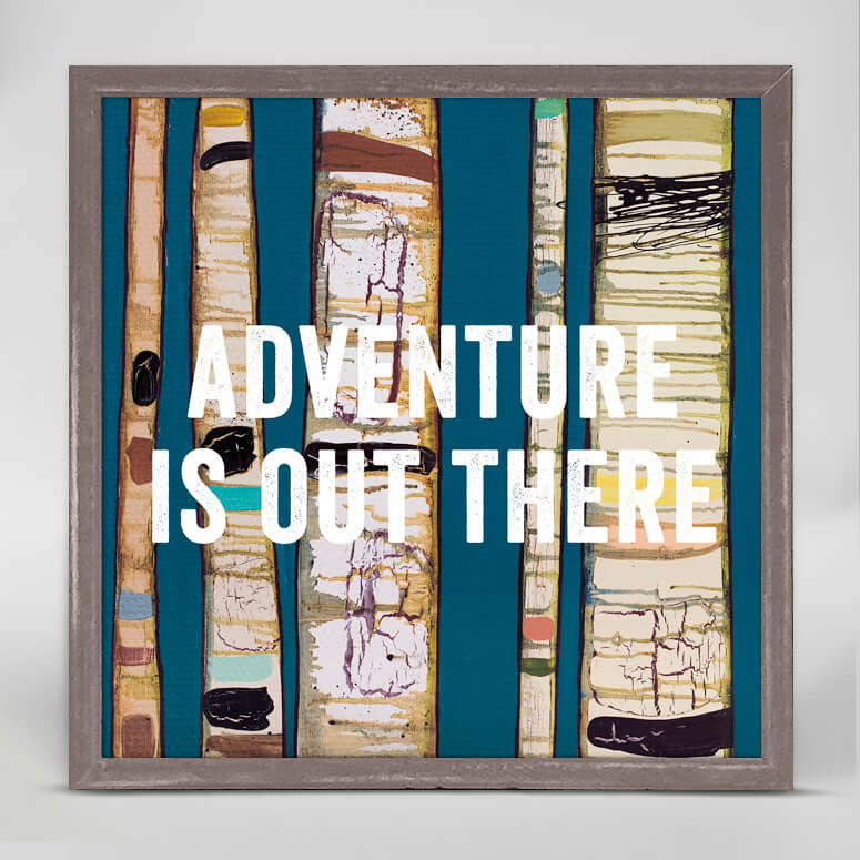 Adventure Is Out There - Mini Framed Canvas-Mini Framed Canvas-Jack and Jill Boutique