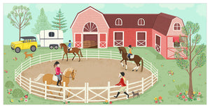 Afternoon At The Stables Wall Art-Wall Art-Jack and Jill Boutique
