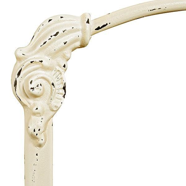 Aged Distressed White Q26 | Iron Furniture Finish Sample-Finish Sample-Jack and Jill Boutique
