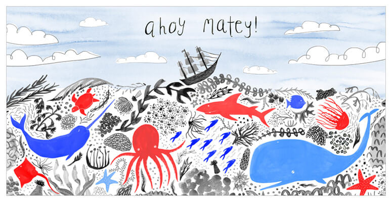 Ahoy Matey Wall Art-Wall Art-Jack and Jill Boutique
