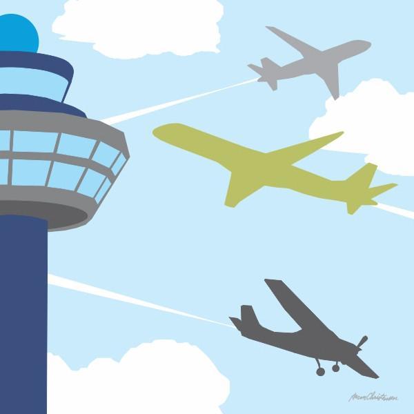 Airport | Transport Art Collection | Canvas Art Prints-Canvas Wall Art-Jack and Jill Boutique
