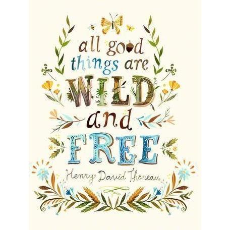All Good Things are Wild and Free | Canvas Wall Art-Canvas Wall Art-Jack and Jill Boutique
