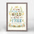 All Good Things are Wild and Free - Mini Framed Canvas-Mini Framed Canvas-Jack and Jill Boutique