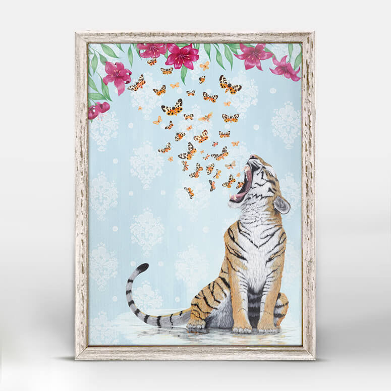 All Things Tiger - Mini Framed Canvas-Mini Framed Canvas-Jack and Jill Boutique