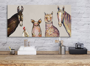 Alpaca And Pals - Neutral Wall Art-Wall Art-Jack and Jill Boutique