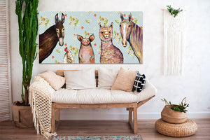 Alpaca And Pals - Strawberry Patch Wall Art-Wall Art-Jack and Jill Boutique