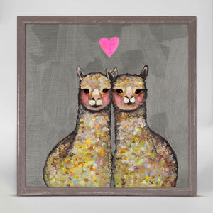Alpaca Love - Mini Framed Canvas-Mini Framed Canvas-Jack and Jill Boutique