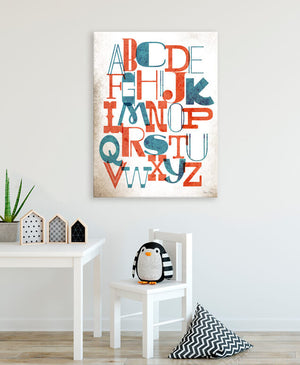 Alphabet Mashup Wall Art-Wall Art-Jack and Jill Boutique