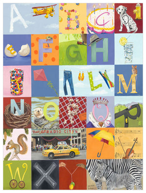Alphabet Seek Wall Art-Wall Art-30x40 Canvas-Jack and Jill Boutique
