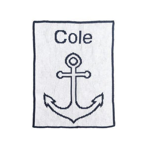 Anchor Personalized Stroller Blanket or Baby Blanket-Blankets-Jack and Jill Boutique