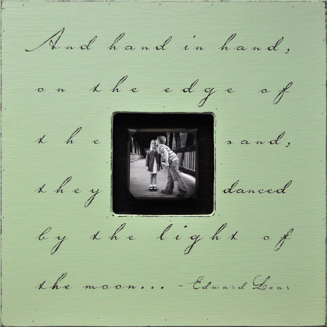 Handmade Wood Photobox with quote "And Hand in Hand"-Photoboxes-Jack and Jill Boutique