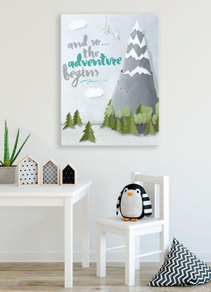 And So The Adventure Begins Wall Art-Wall Art-Jack and Jill Boutique