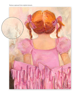 Angelic Ballerina - Red Hair Wall Art-Wall Art-Jack and Jill Boutique