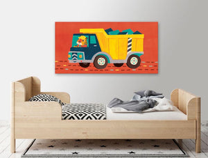 Animal Drivers - Truck Wall Art-Wall Art-Jack and Jill Boutique