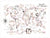 Animal World Map - Pink Hot Air Balloon Wall Art-Wall Art-Jack and Jill Boutique