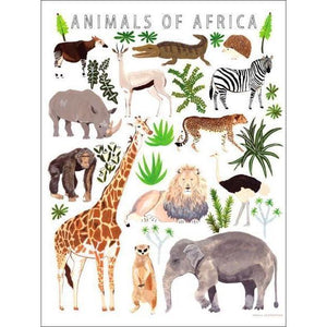Animals of Africa | Canvas Wall Art-Canvas Wall Art-Jack and Jill Boutique