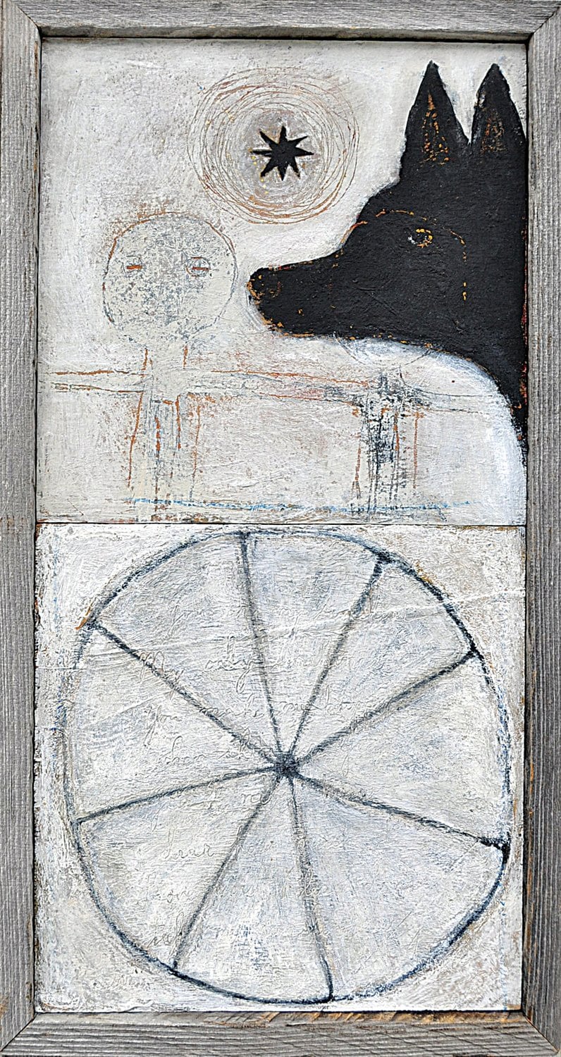 Art Print - Dog With Wheel-Art Print-Jack and Jill Boutique