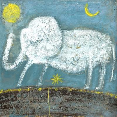 ART PRINT - BABY ELEPHANT-Art Print-Jack and Jill Boutique
