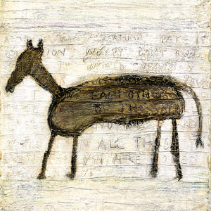 ART PRINT - The Horse-Art Print-Gallery Wrap - 36 x 36-Jack and Jill Boutique