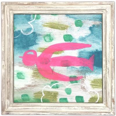 ART PRINT - Floating Bird-Art Print-Jack and Jill Boutique