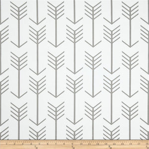 Arrow Print Fabric-Fabric-Ecru-Jack and Jill Boutique