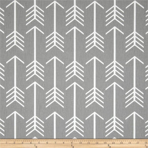 Arrow Print Fabric-Fabric-Storm Gray-Jack and Jill Boutique