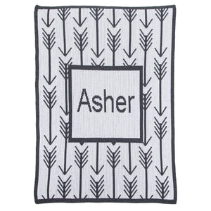 Arrows & Arrows Personalized Stroller Blanket or Baby Blanket-Blankets-Jack and Jill Boutique
