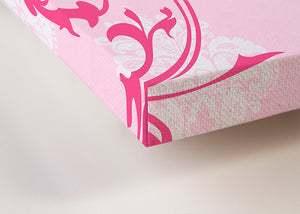 Audrey's Lovebird - Pink & Brown Wall Art-Wall Art-Jack and Jill Boutique