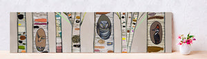 Aviary Narrow Wall Art-Wall Art-48x12 Canvas-Jack and Jill Boutique